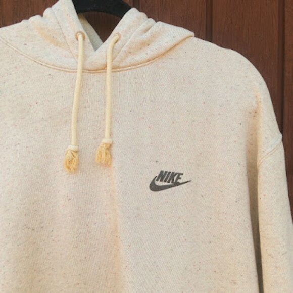 NIKE | Club Fleece Gold Beige Speckled Hoodie Joggers Matching Tracksuit Set XXL - Picture 11 of 15